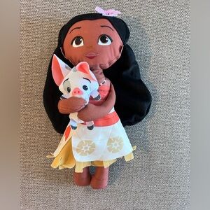 Disney Prince Moana and Pua plush doll